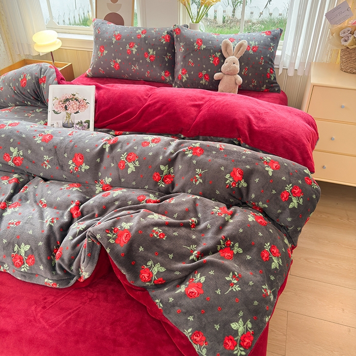 91家纺网 家纺一手货源 找家纺 乐居坊 2025新款家用高克重学生宿舍床牛奶绒套件单品【提供买家秀】加 QQ群 286712643 秘境丽世