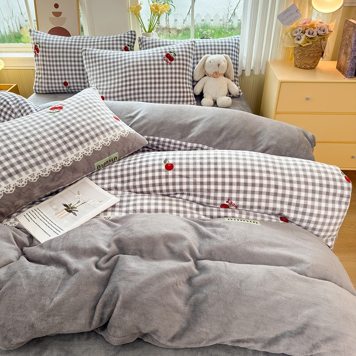 91家纺网 家纺一手货源 找家纺 乐居坊 2025新款家用高克重学生宿舍床牛奶绒套件单品【提供买家秀】加 QQ群 286712643 浅草川奈