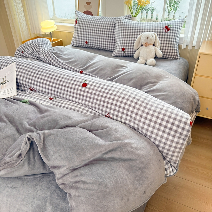 91家纺网 家纺一手货源 找家纺 乐居坊 2025新款家用高克重学生宿舍床牛奶绒套件单品【提供买家秀】加 QQ群 286712643 浅草川奈