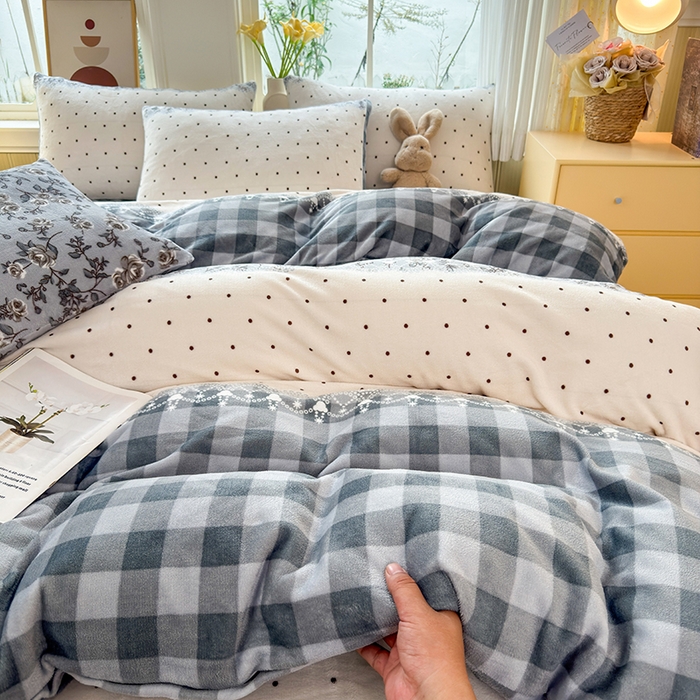 91家纺网 家纺一手货源 找家纺 乐居坊 2025新款家用高克重学生宿舍床牛奶绒套件单品【提供买家秀】加 QQ群 286712643 香格里拉