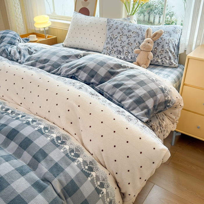 91家纺网 家纺一手货源 找家纺 乐居坊 2025新款家用高克重学生宿舍床牛奶绒套件单品【提供买家秀】加 QQ群 286712643 香格里拉