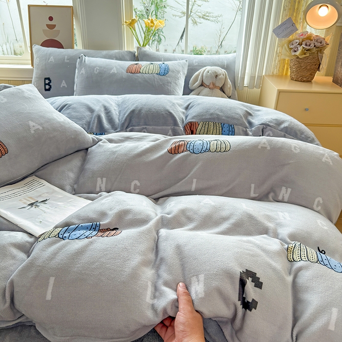 91家纺网 家纺一手货源 找家纺 乐居坊 2025新款家用高克重学生宿舍床牛奶绒套件单品【提供买家秀】加 QQ群 286712643 幸运日