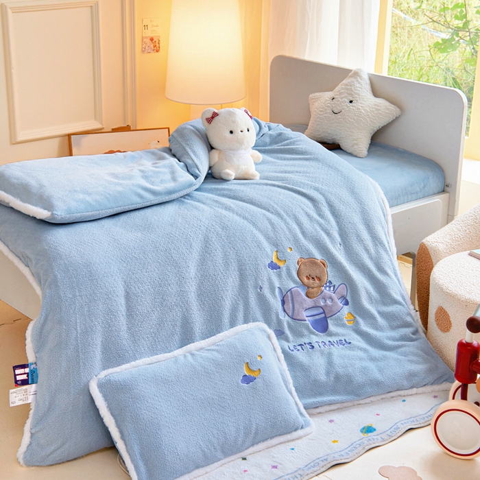 91家纺网 家纺一手货源 找家纺 （总）御棉坊 2025新款艾尼绒多功能两用被套