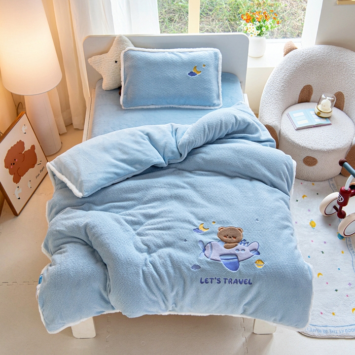 91家纺网 家纺一手货源 找家纺 （总）御棉坊 2025新款艾尼绒多功能两用被套