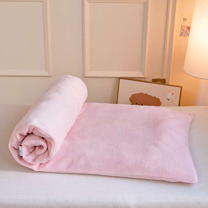 91家纺网 家纺一手货源 找家纺 御棉坊 2025新款艾尼绒多功能两用被套 天使小兔