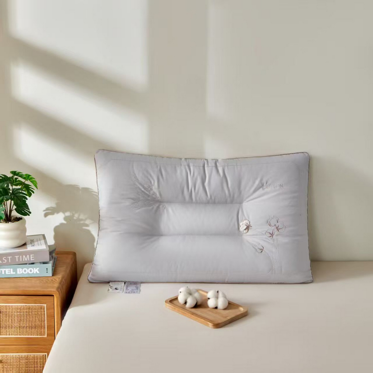糖果枕芯 2025新款零压舒睡SPA护颈枕枕头枕芯小棉花 小棉花-灰色