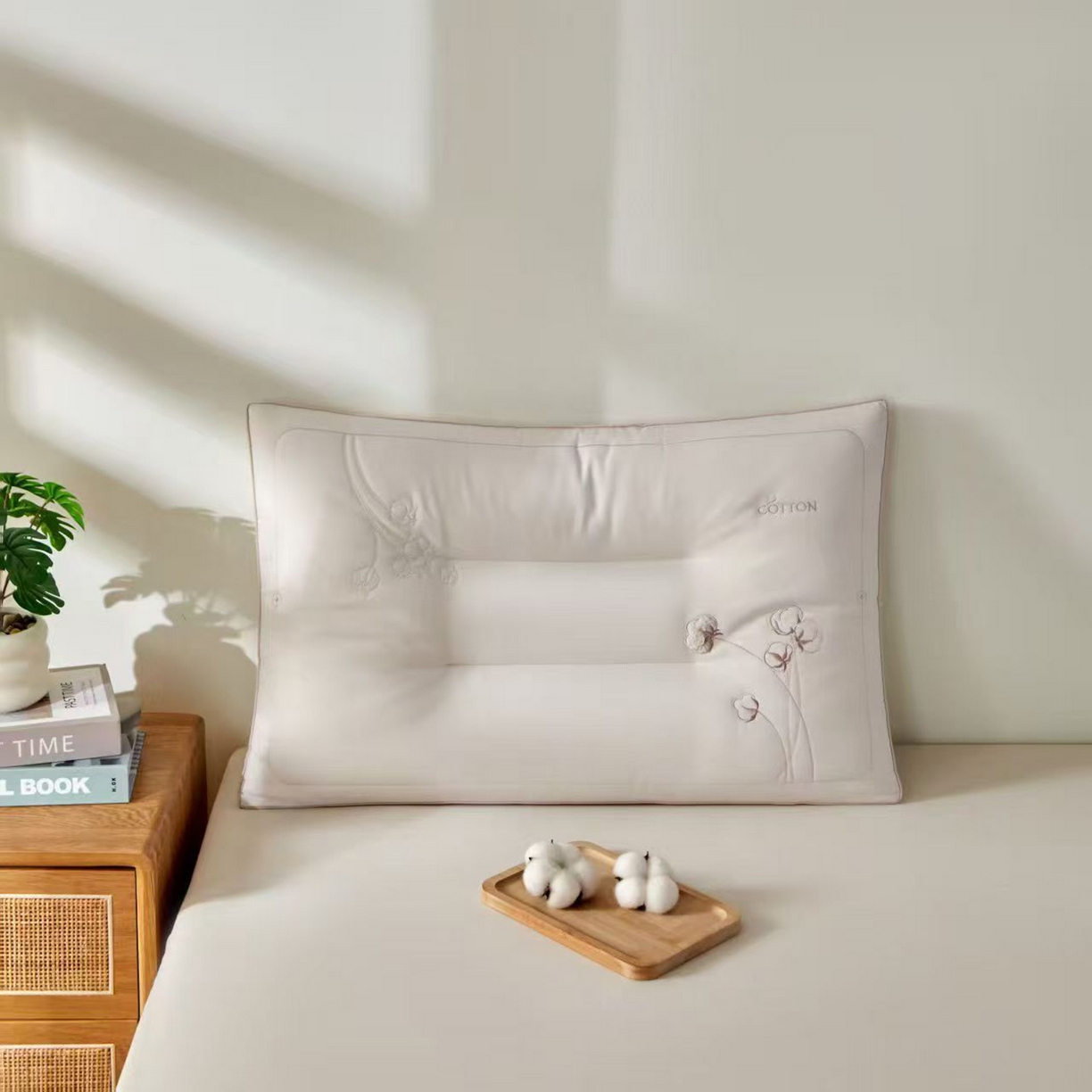 糖果枕芯 2025新款零压舒睡SPA护颈枕枕头枕芯小棉花 小棉花-米色