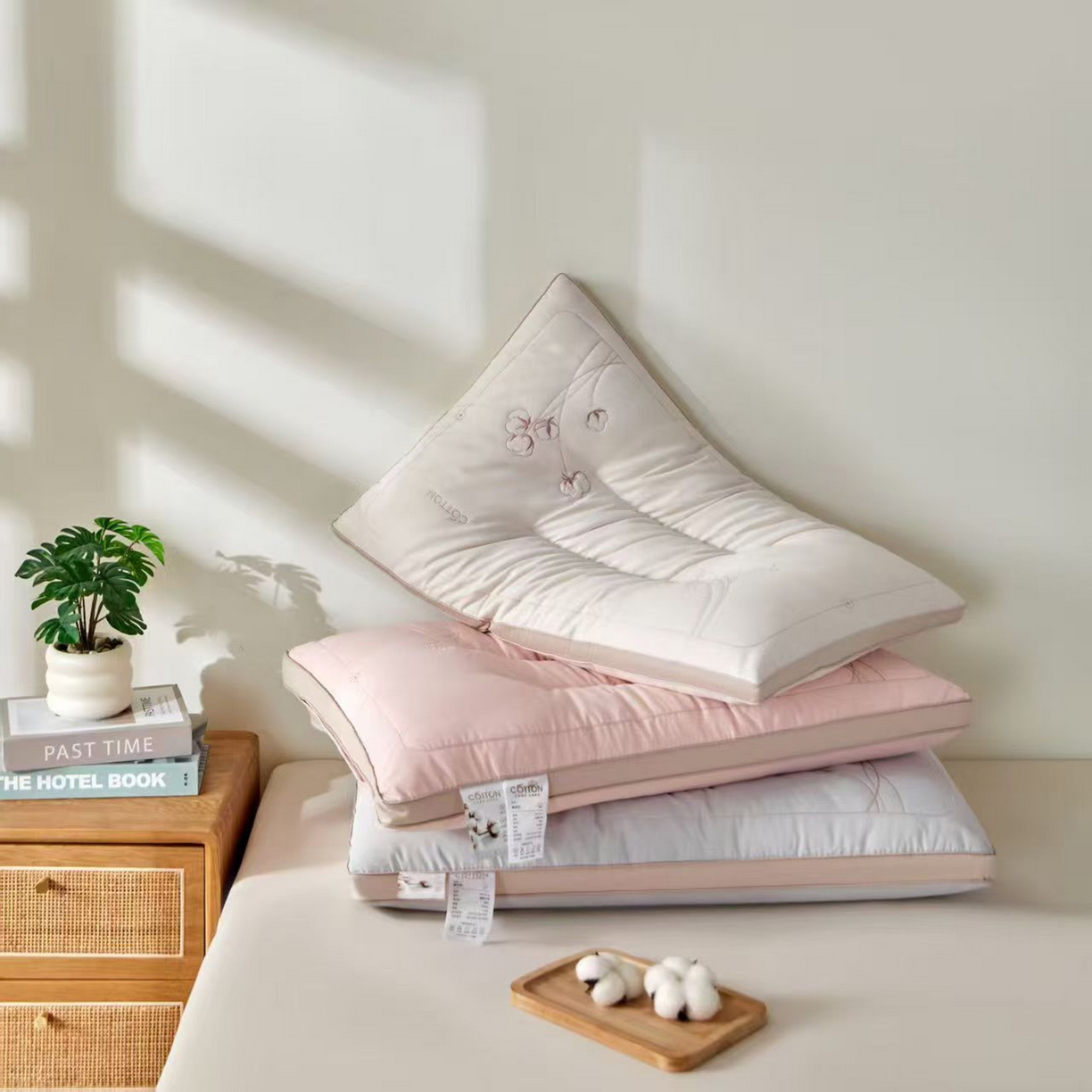 91家纺网 家纺一手货源 找家纺 糖果枕芯 2025新款零压舒睡SPA护颈枕枕头枕芯小棉花 小棉花-组合图