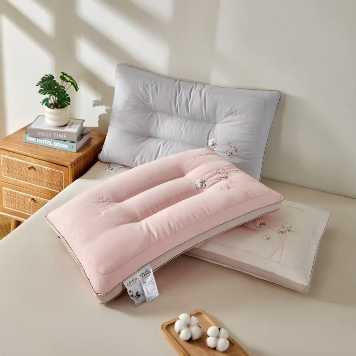 91家纺网 家纺一手货源 找家纺 糖果枕芯 2025新款零压舒睡SPA护颈枕枕头枕芯小棉花 小棉花-组合图