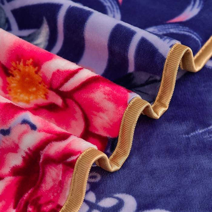 91家纺网 家纺一手货源 找家纺 韩秀2025新款金貂牛奶法莱绒床裙款四件套加厚保暖8.5斤金雕绒 暗香