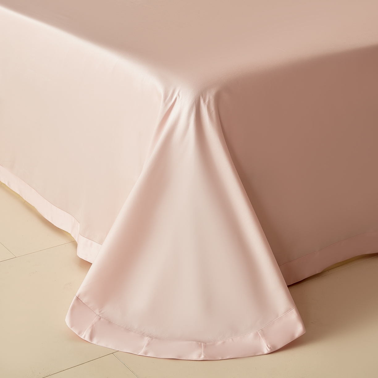 91家纺网 家纺一手货源 找家纺 洺兰家居 2025年新款新疆长绒棉100支刺绣款绣花四件套 戴琳 戴琳-粉