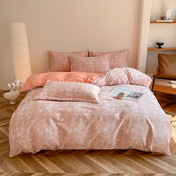 91家纺网 家纺一手货源 找家纺 （总）大吉 2025新款加厚活性喷气磨毛棉四件套被套床单床笠学生单人三件套