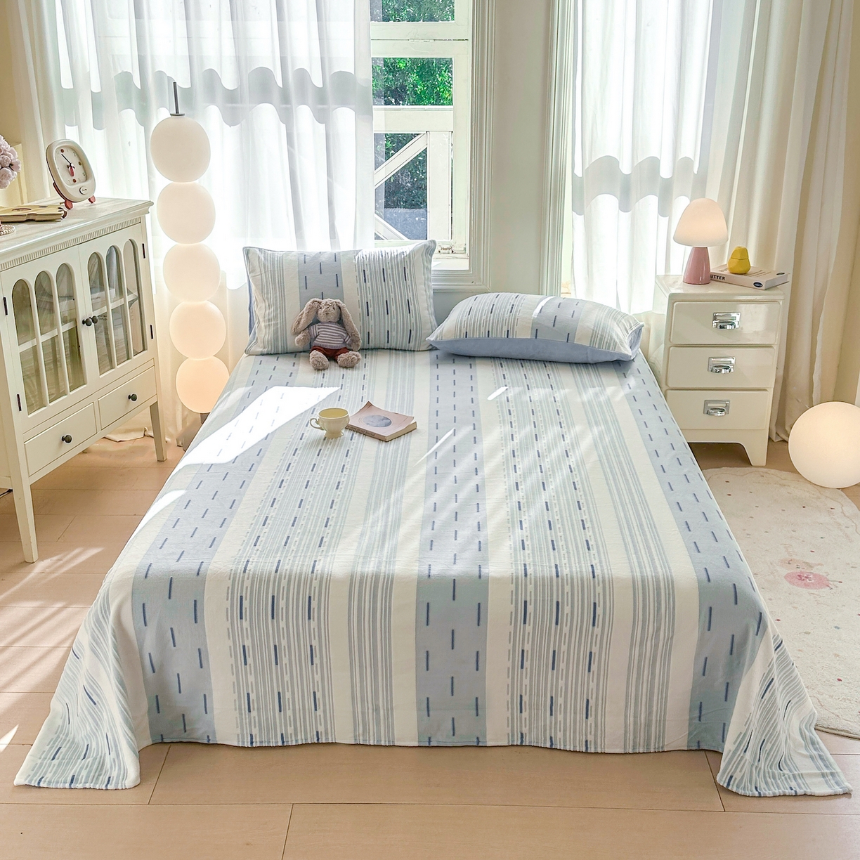 91家纺网 家纺一手货源 找家纺 （总）灰鲸 2025新款立体雕花牛奶绒床单单床单单品床单单件