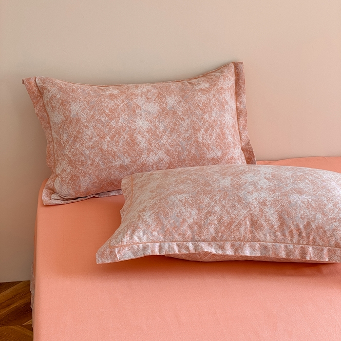 大吉 2024新款全棉磨毛单枕套 印象-粉