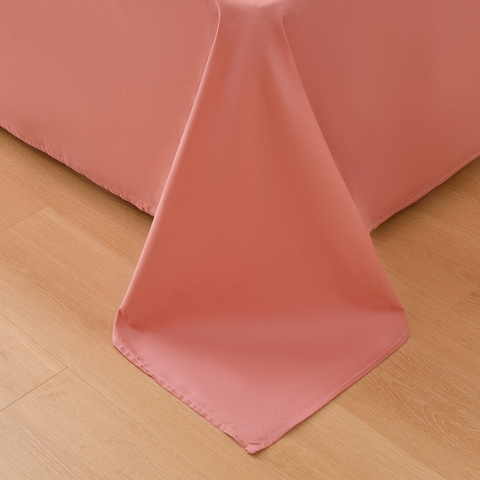 91家纺网 家纺一手货源 找家纺 宇彬家纺 2026直播热新款A类13374全棉一字绣宽边枕套被套纯色四件套贡缎新疆长绒匹马棉轻奢缩水足可定做 简绣-奶油粉