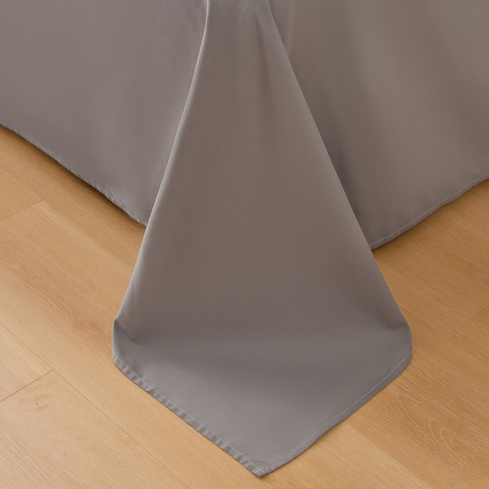 91家纺网 家纺一手货源 找家纺 宇彬家纺 2026直播热新款A类13374全棉一字绣宽边枕套被套纯色四件套贡缎新疆长绒匹马棉轻奢缩水足可定做 简绣-绅士灰