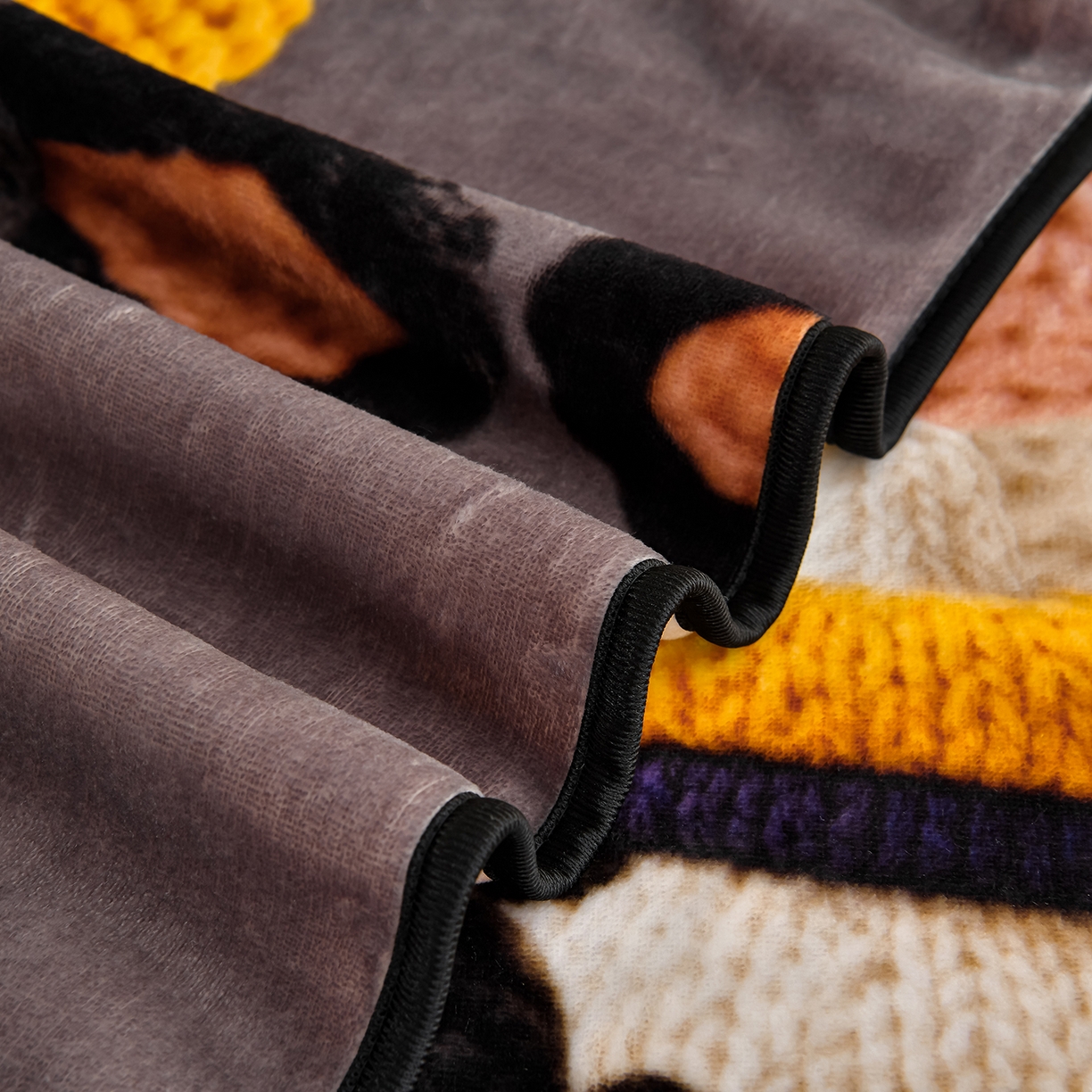 91家纺网 家纺一手货源 找家纺 缘莉娜家纺 2025高克重8斤牛奶绒四件套金貂绒法莱绒加厚保暖直播电商爆款 萌牛牛