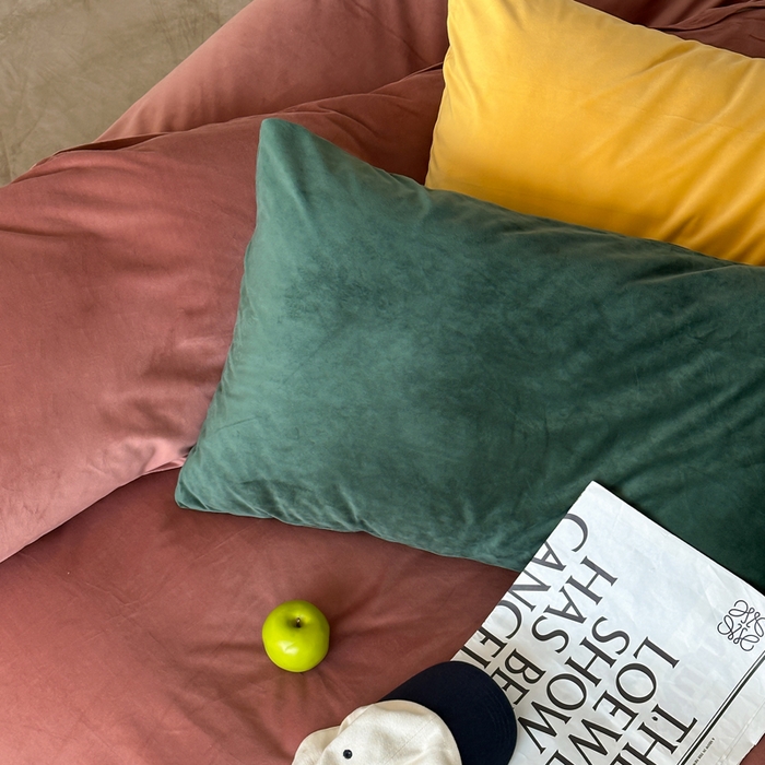 91家纺网 家纺一手货源 找家纺 （总）例外 2025新款日式良品190克高克重天鹅绒HD混搭系列四件套