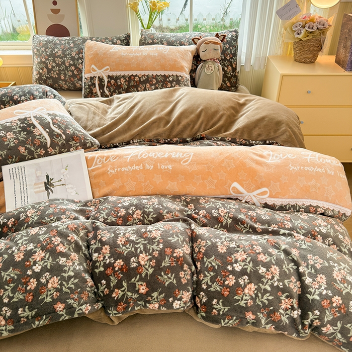 91家纺网 家纺一手货源 找家纺 （总）乐居坊 2025新款家用高克重学生宿舍床牛奶绒套件单品【提供买家秀】加 QQ群 286712643