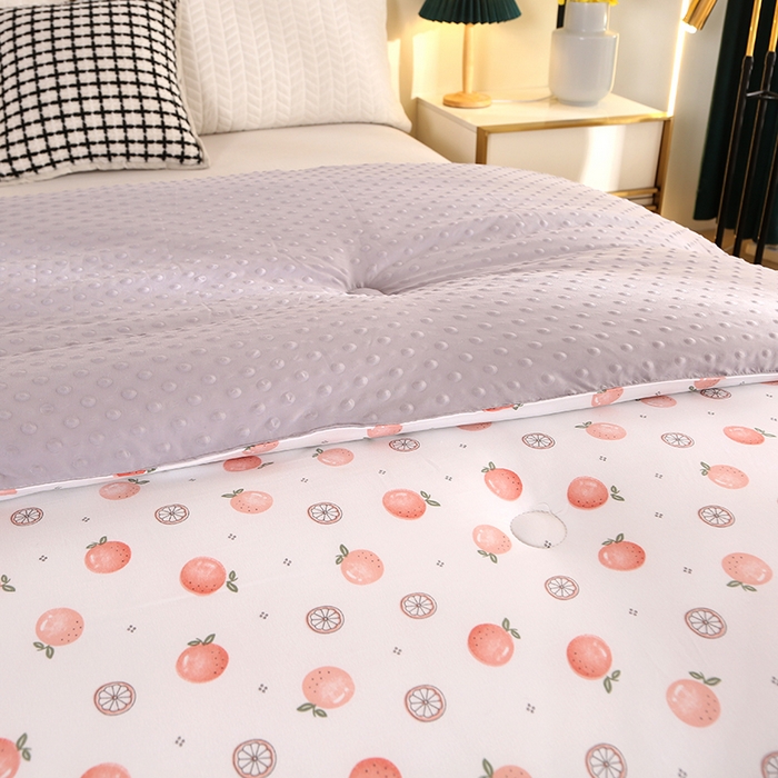 91家纺网 家纺一手货源 找家纺 （总）暖阁 2025新款A类水洗棉豆豆被冬被春秋被被子被芯