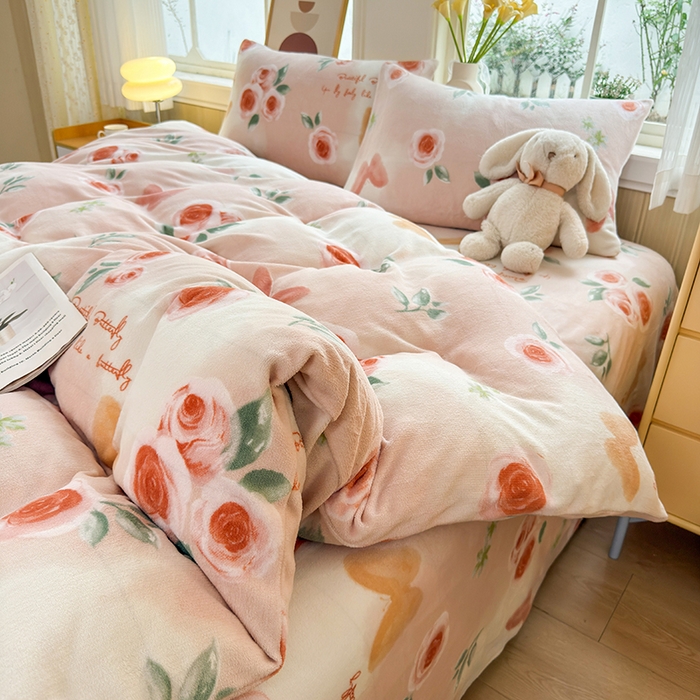 91家纺网 家纺一手货源 找家纺 乐居坊 2025新款家用高克重学生宿舍床牛奶绒套件单品【提供买家秀】加 QQ群 286712643 洛克庄园