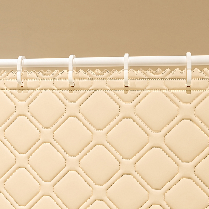 91家纺网 家纺一手货源 找家纺 （总）海虹蚊帐 2025新款加高内穿U型三门2402保暖款夹棉防尘顶坐床蚊帐