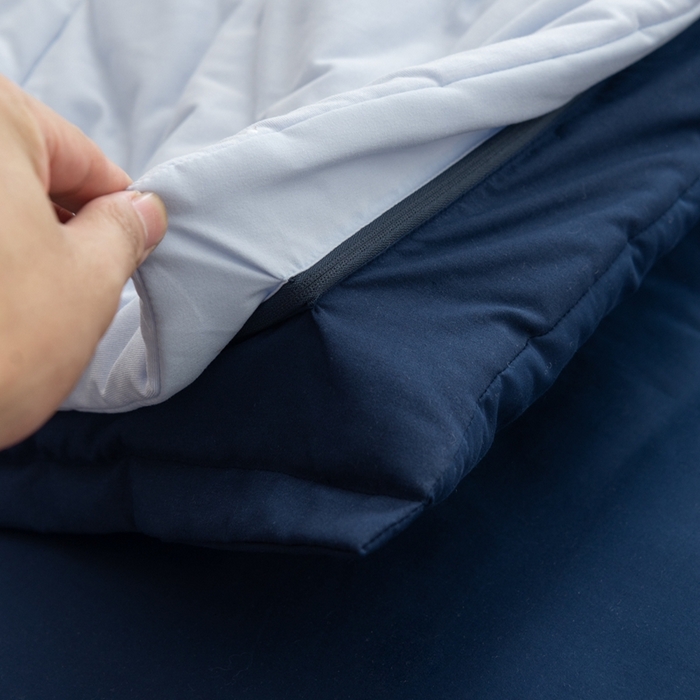 91家纺网 家纺一手货源 找家纺 花享莱 2025冬季新款PRO2.0亚朵被子同款深睡被四季被冬被子母被春秋被保暖控温被子 深睡蓝冬被