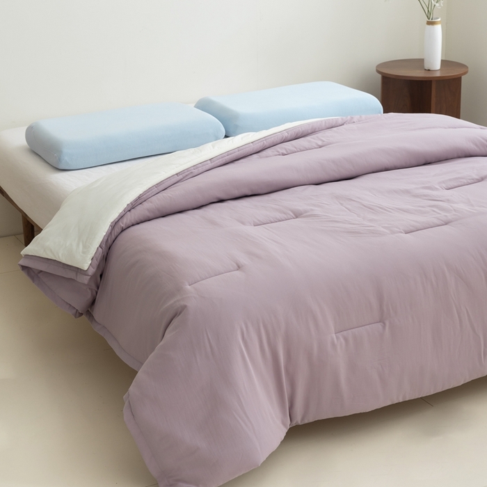 91家纺网 家纺一手货源 找家纺 花享莱 2025冬季新款PRO2.0亚朵被子同款深睡被四季被冬被子母被春秋被保暖控温被子 融雾紫四季