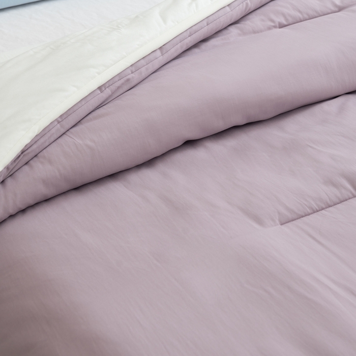 91家纺网 家纺一手货源 找家纺 花享莱 2025冬季新款PRO2.0亚朵被子同款深睡被四季被冬被子母被春秋被保暖控温被子 融雾紫四季