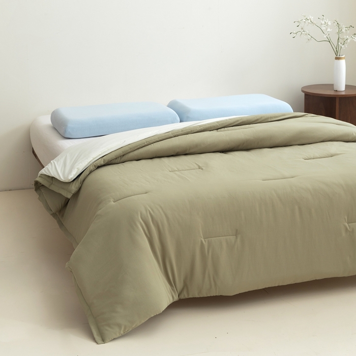 91家纺网 家纺一手货源 找家纺 花享莱 2025冬季新款PRO2.0亚朵被子同款深睡被四季被冬被子母被春秋被保暖控温被子 苔原绿四季