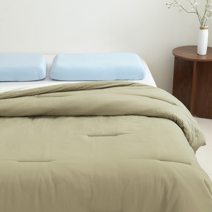 91家纺网 家纺一手货源 找家纺 花享莱 2025冬季新款PRO2.0亚朵被子同款深睡被四季被冬被子母被春秋被保暖控温被子 苔原绿冬被