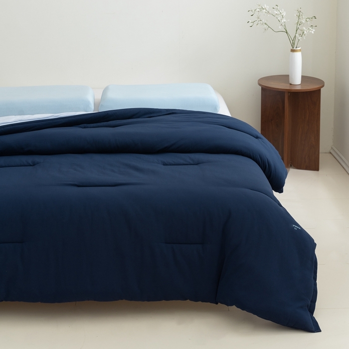 91家纺网 家纺一手货源 找家纺 花享莱 2025冬季新款PRO2.0亚朵被子同款深睡被四季被冬被子母被春秋被保暖控温被子 深睡蓝冬被