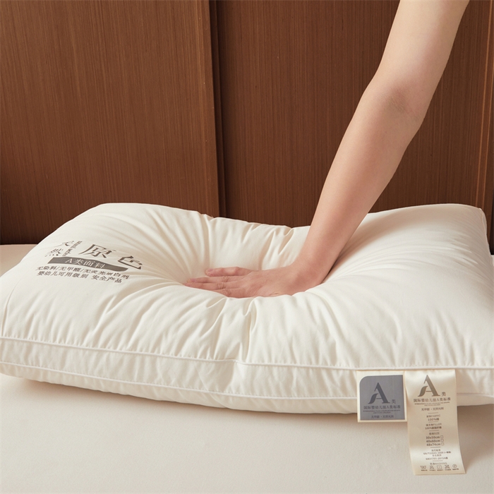 91家纺网 家纺一手货源 找家纺 （总）雅晨枕芯 2025新款无荧光原色枕头枕芯立体款学生枕枕头枕芯