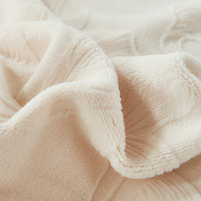 91家纺网 家纺一手货源 找家纺 （总）木兰花 2025新款雕花全消光牛奶绒床盖款四件套