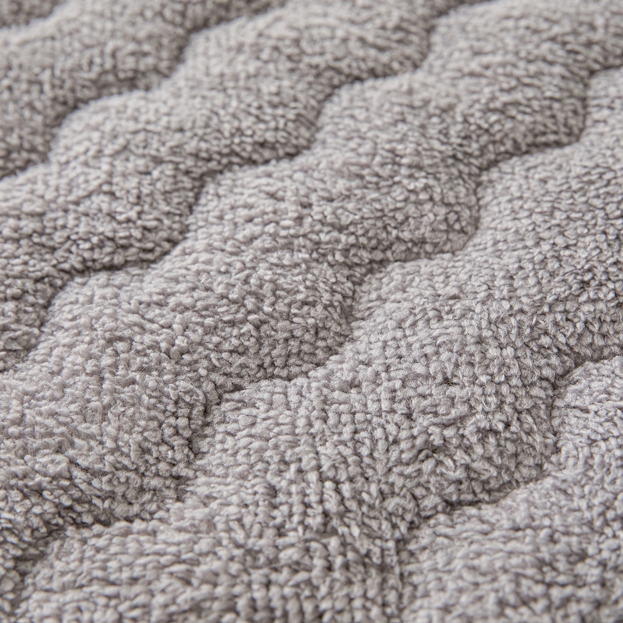 91家纺网 家纺一手货源 找家纺 缦吉 2025新款加厚羊羔绒床垫床褥-成人款 灰色