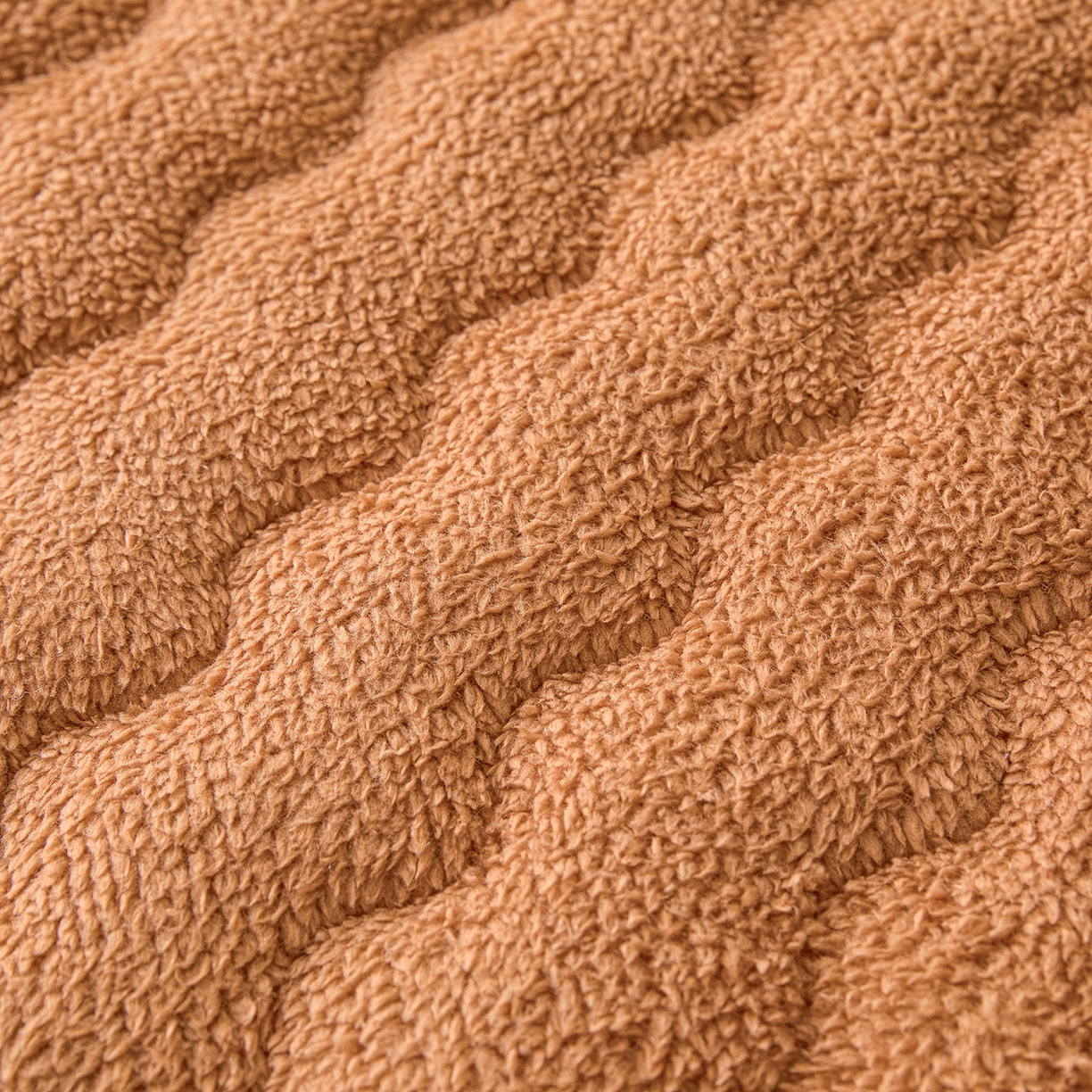 91家纺网 家纺一手货源 找家纺 缦吉 2025新款加厚羊羔绒床垫床褥-成人款 咖色