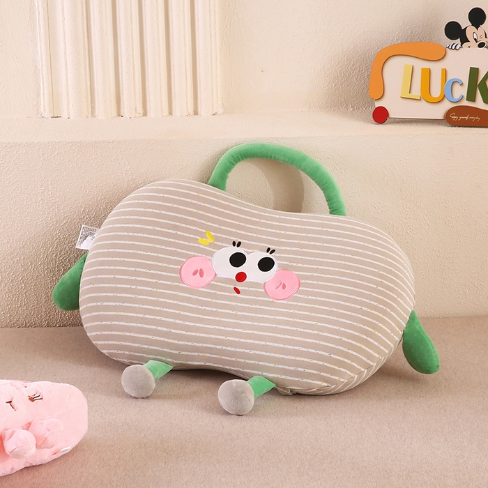 91家纺网 家纺一手货源 找家纺 （总）金牛枕芯 2025新款针织暖绒记忆棉手提猫肚枕头枕芯