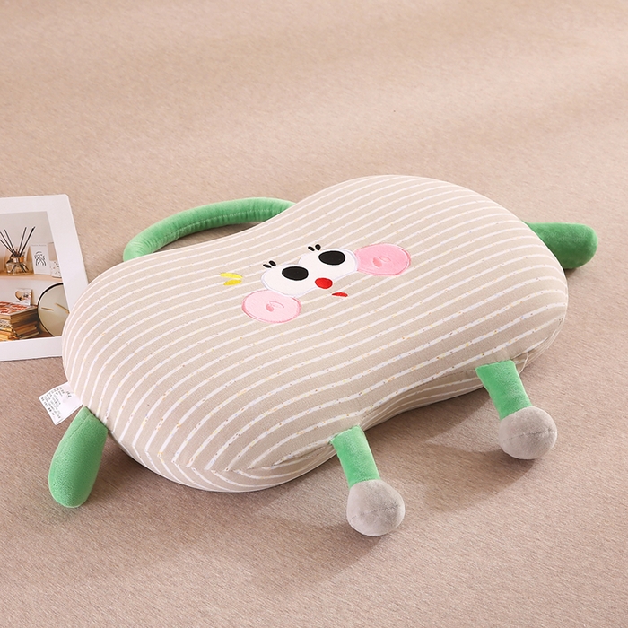 91家纺网 家纺一手货源 找家纺 金牛枕芯 2025新款针织暖绒记忆棉手提猫肚枕头枕芯 手提猫-棕色