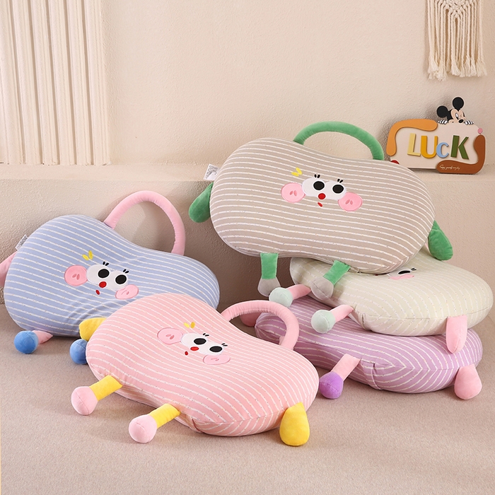 91家纺网 家纺一手货源 找家纺 （总）金牛枕芯 2025新款针织暖绒记忆棉手提猫肚枕头枕芯