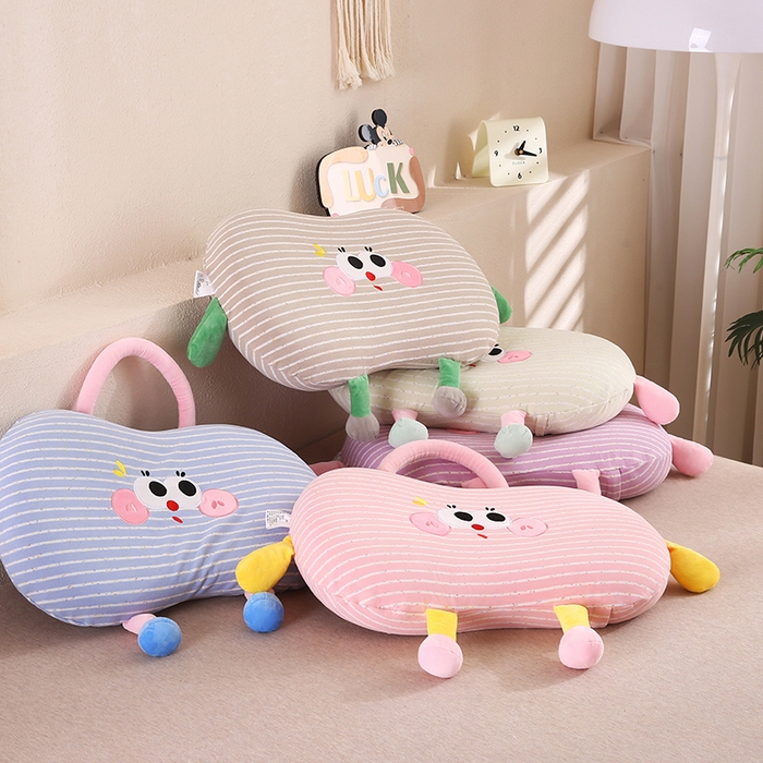 91家纺网 家纺一手货源 找家纺 （总）金牛枕芯 2025新款针织暖绒记忆棉手提猫肚枕头枕芯