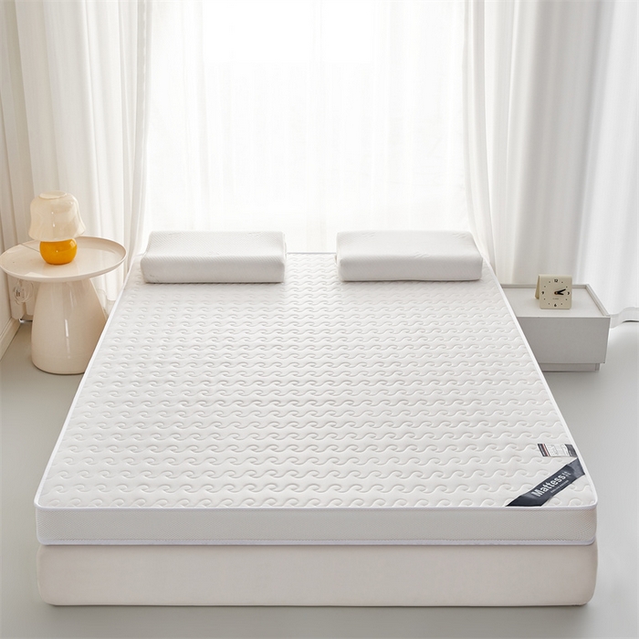 美芝莱床垫 2025新款立体大波浪小波浪床垫【带有买家秀】针织抗菌支撑床垫 立体小波浪月光白（5.5cm）