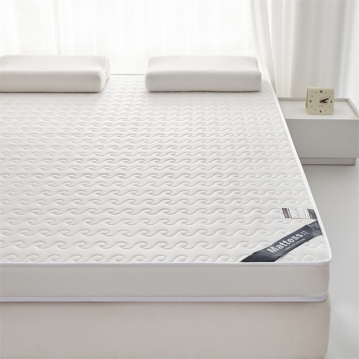 91家纺网 家纺一手货源 找家纺 美芝莱床垫 2025新款立体大波浪小波浪床垫【带有买家秀】针织抗菌支撑床垫 立体小波浪月光白（5.5cm）