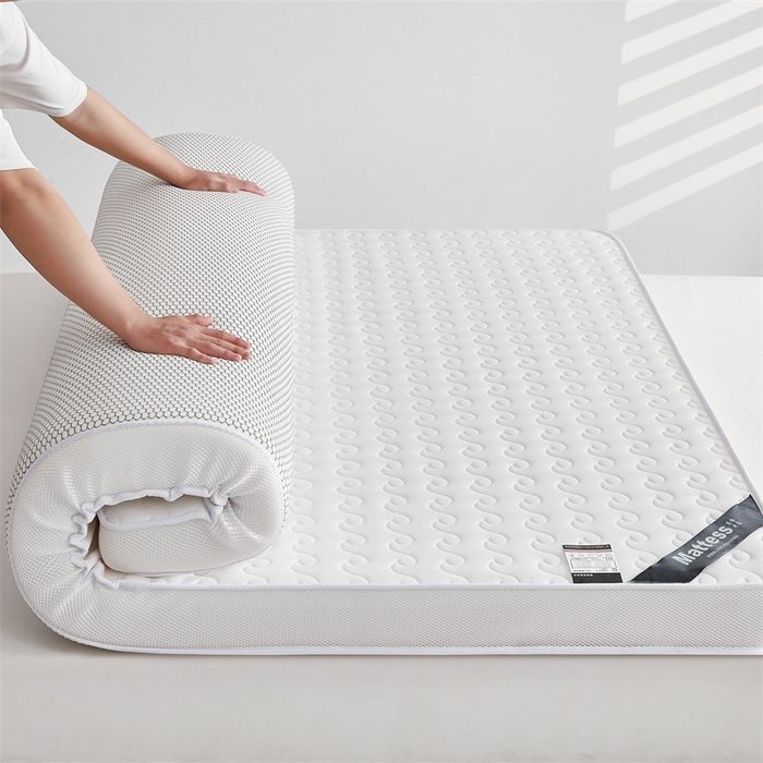 91家纺网 家纺一手货源 找家纺 美芝莱床垫 2025新款立体大波浪小波浪床垫【带有买家秀】针织抗菌支撑床垫 立体小波浪月光白（5.5cm）