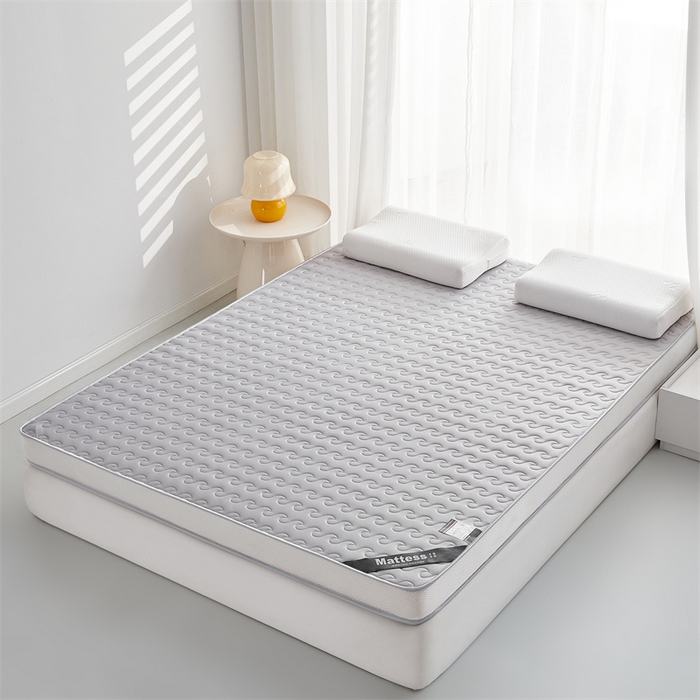 91家纺网 家纺一手货源 找家纺 美芝莱床垫 2025新款立体大波浪小波浪床垫【带有买家秀】针织抗菌支撑床垫 立体小波浪绅士灰（5.5cm）