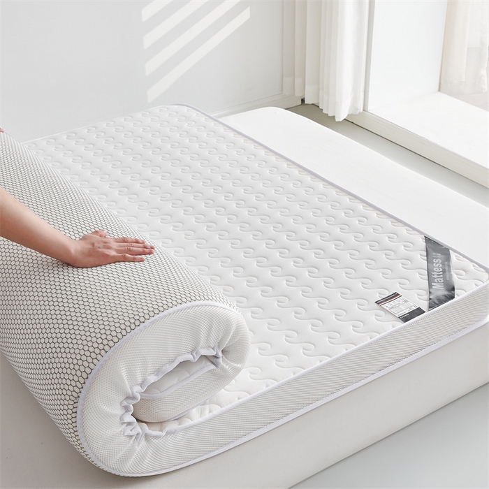 91家纺网 家纺一手货源 找家纺 美芝莱床垫 2025新款立体大波浪小波浪床垫【带有买家秀】针织抗菌支撑床垫 立体小波浪月光白（5.5cm）