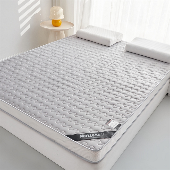 91家纺网 家纺一手货源 找家纺 美芝莱床垫 2025新款立体大波浪小波浪床垫【带有买家秀】针织抗菌支撑床垫 立体小波浪绅士灰（5.5cm）