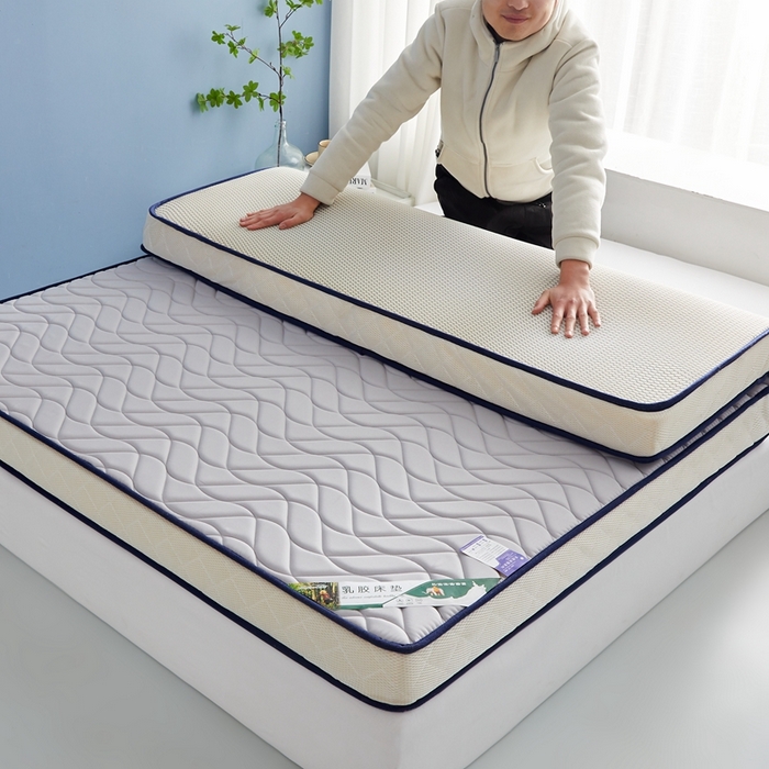 91家纺网 家纺一手货源 找家纺 美芝莱床垫 2025新款立体大波浪小波浪床垫【带有买家秀】针织抗菌支撑床垫 立体大波浪波纹灰（5.5cm）