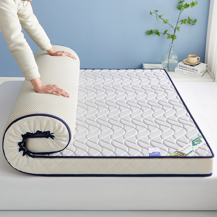 91家纺网 家纺一手货源 找家纺 美芝莱床垫 2025新款立体大波浪小波浪床垫【带有买家秀】针织抗菌支撑床垫 立体大波浪波纹灰（5.5cm）