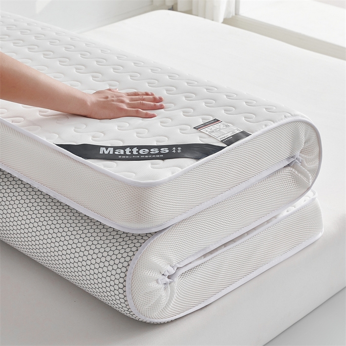 91家纺网 家纺一手货源 找家纺 美芝莱床垫 2025新款立体大波浪小波浪床垫【带有买家秀】针织抗菌支撑床垫 立体小波浪月光白（5.5cm）