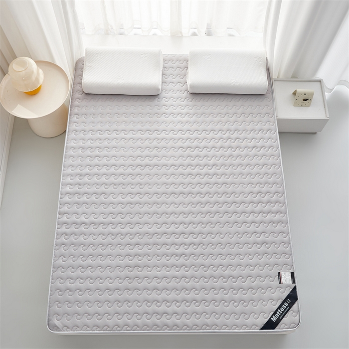 91家纺网 家纺一手货源 找家纺 美芝莱床垫 2025新款立体大波浪小波浪床垫【带有买家秀】针织抗菌支撑床垫 立体小波浪绅士灰（5.5cm）